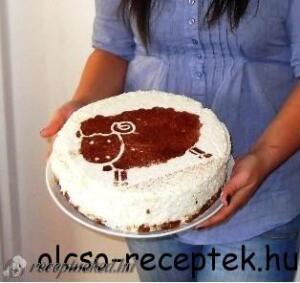 Tejberizs torta kép