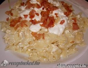Túrós csusza barátnőm módra