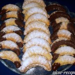 Vaníliás kifli kép