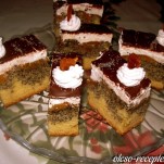 Mákos Duna-hullám szelet