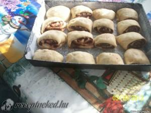 Kakaós csigácska- Sütés előtt