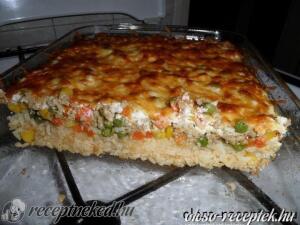 Üvegtálas réteges mexikói