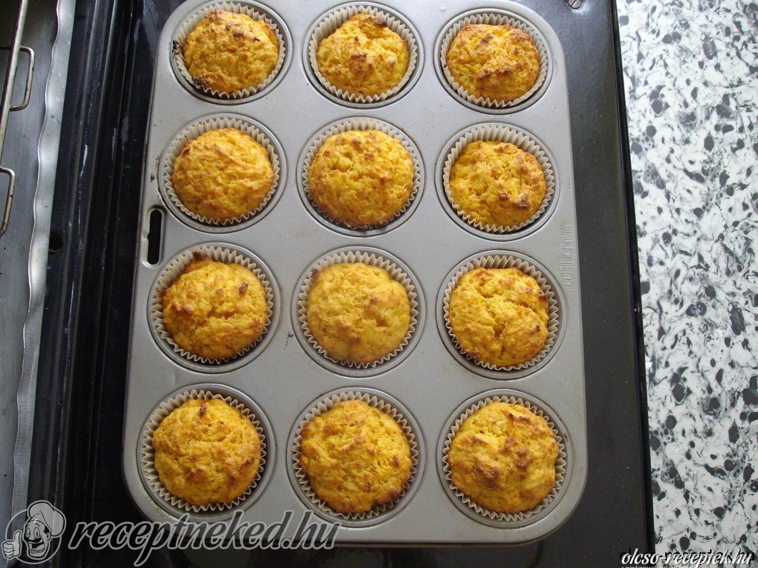Sárgarépás muffin