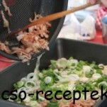 Tepsis pulykamell gazdagon