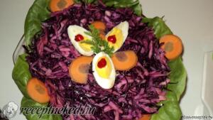 Lilakáposztás vitaminsaláta