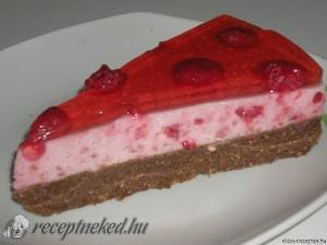 Málnás joghurttorta