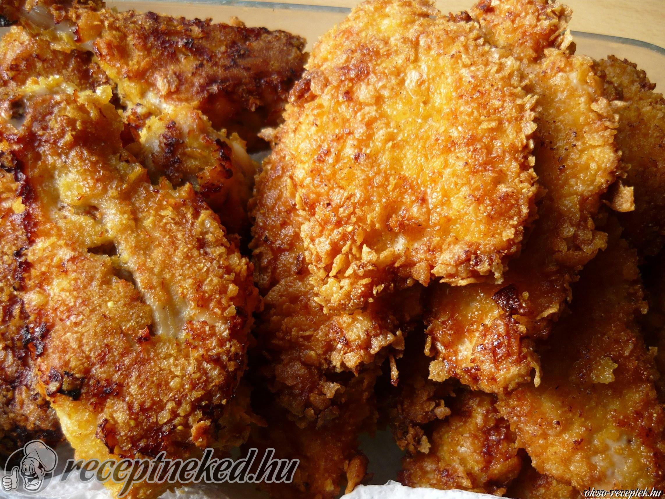 Kukoricapelyhes rántott csirke kép