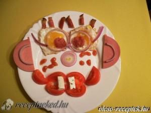 Mókás tükörtojás kép