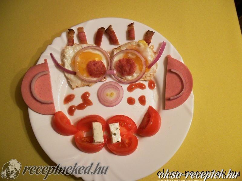 Mókás tükörtojás kép