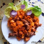 Krumplis-fűszeres csirkecomb