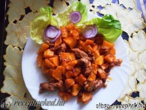 Krumplis-fűszeres csirkecomb