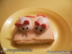 Tojásos melegszendvics kép