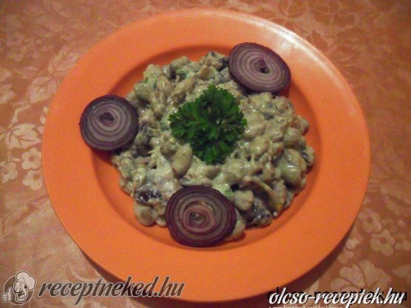 vegyes babsaláta kép