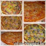Családi pizza kép