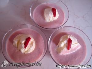 Ibike egyszerű eperkrémlevese