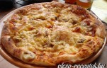 Sonkás-gombáa pizza