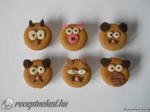 Gesztenyés muffinállatkert