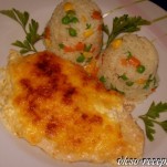 Kétsajtos tejszínes csirkemell