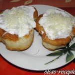 Burgonyás lángos kép