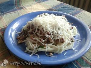 Medvehagymás makaróni kép