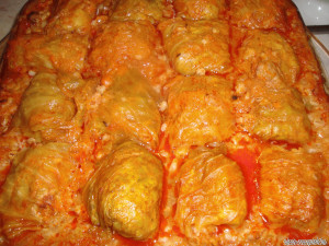 Töltött káposzta kép