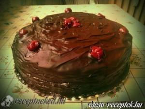 Meggyes-csokitorta