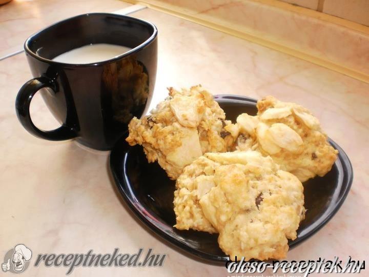 Almás müzlis keksz kép
