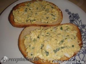 Medvehagymás tojáskrém