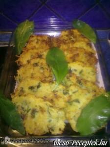 Medvehagymás tócsni kép