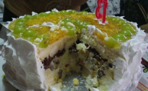 Őszibarackos torta