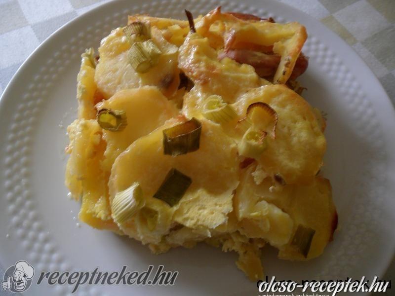 Rakott túrós pecsenye