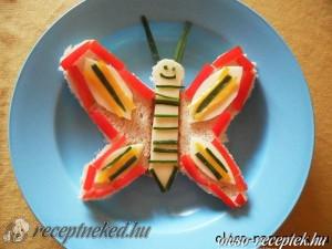 Pillangó kenyér kép