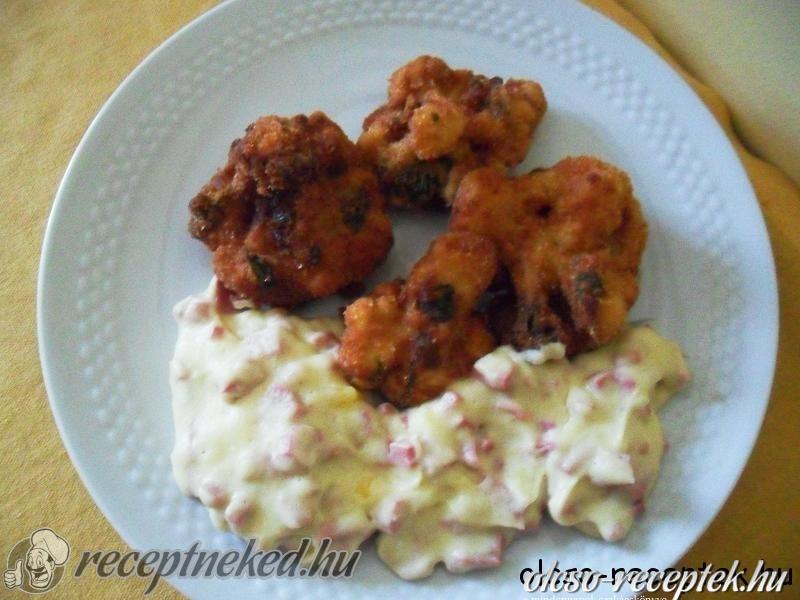 Medvehagymás rántott karfiol kép