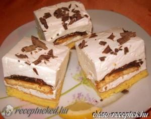 Tejfölös citromos kocka