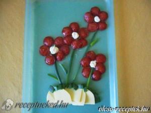 Kolbászból virág