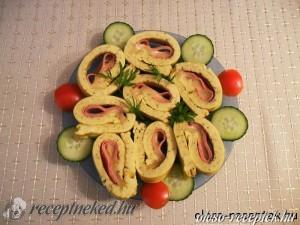 Töltött omlett kép