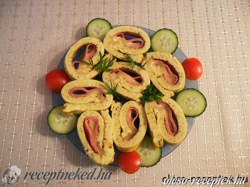 Töltött omlett kép