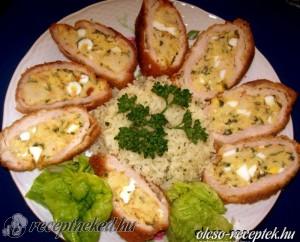 Rántott töltött karaj kép