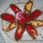 Diós keksztekercs kép