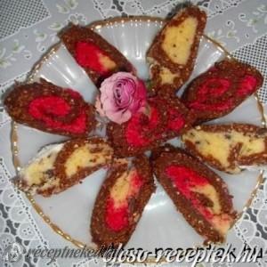 Diós keksztekercs kép