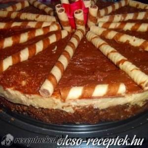 Keksztorta sütés nélkül kép