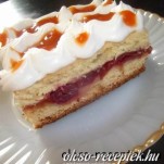 Meggyes pite baracklekvárral kép