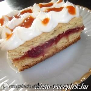 Meggyes pite baracklekvárral kép