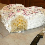 Oroszkrém torta babapiskótával kép