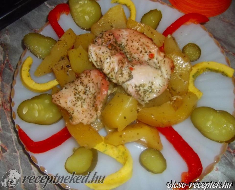 Rakott csirkemell kép