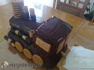 Vonat torta kép