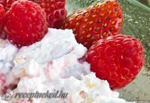 Gyümölcsös habcsók kép