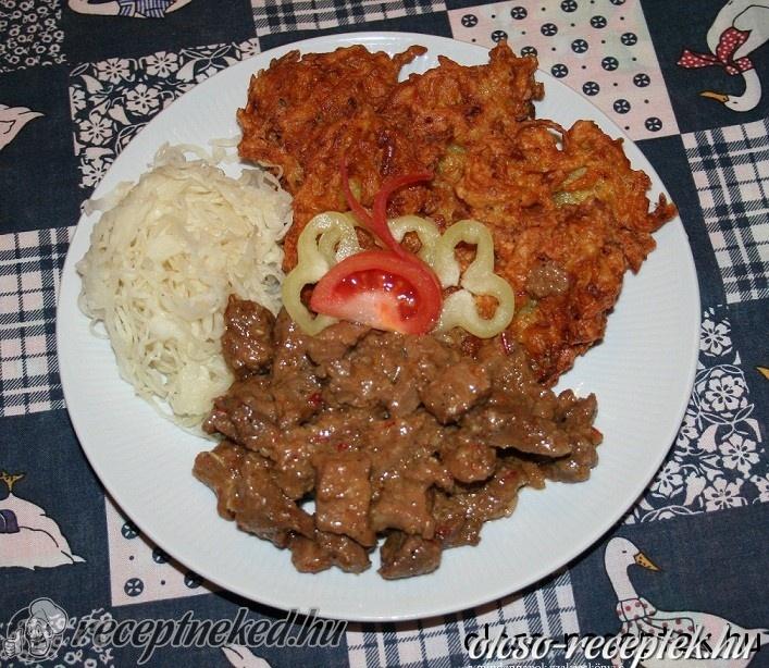 Vörösboros sertésragu rösztivel kép