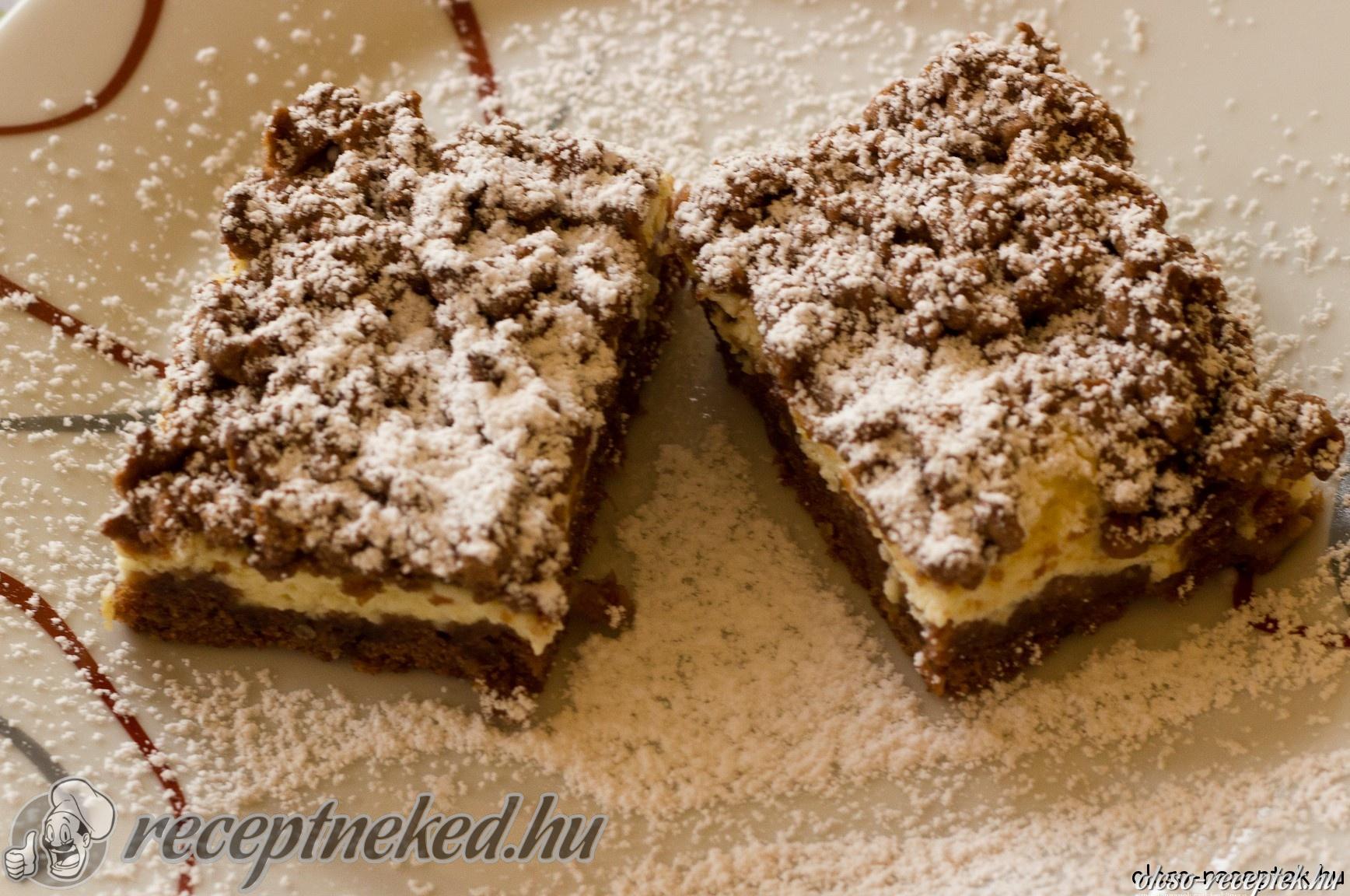 Reszelt túrós süti kép