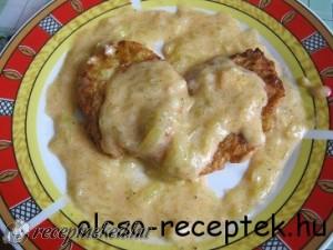 Rántott tök mártással